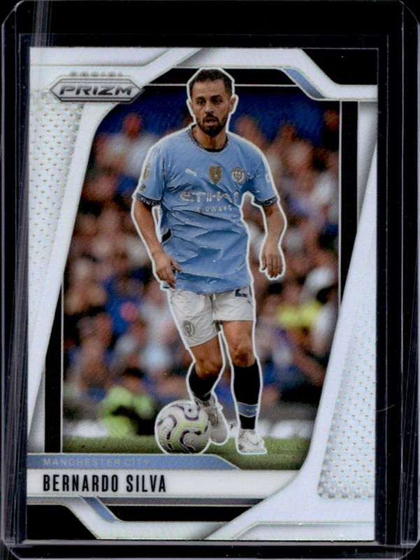 Bernardo Silva 2024 Prizm Premier League #12 Silver RAW