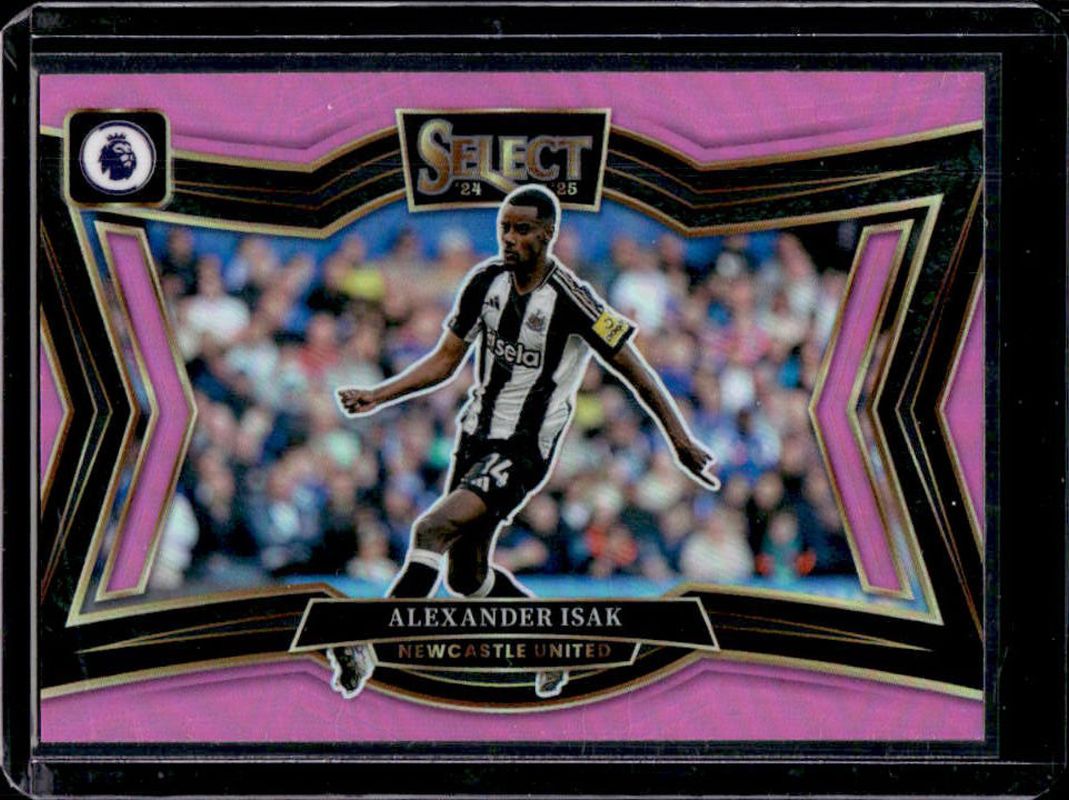 Alexander Isak 2024 Select Premier League #233 Field Level Pink /99 RAW