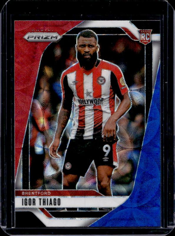 Igor Thiago 2024 Prizm Premier League #245 Choice Red White & Blue RAW