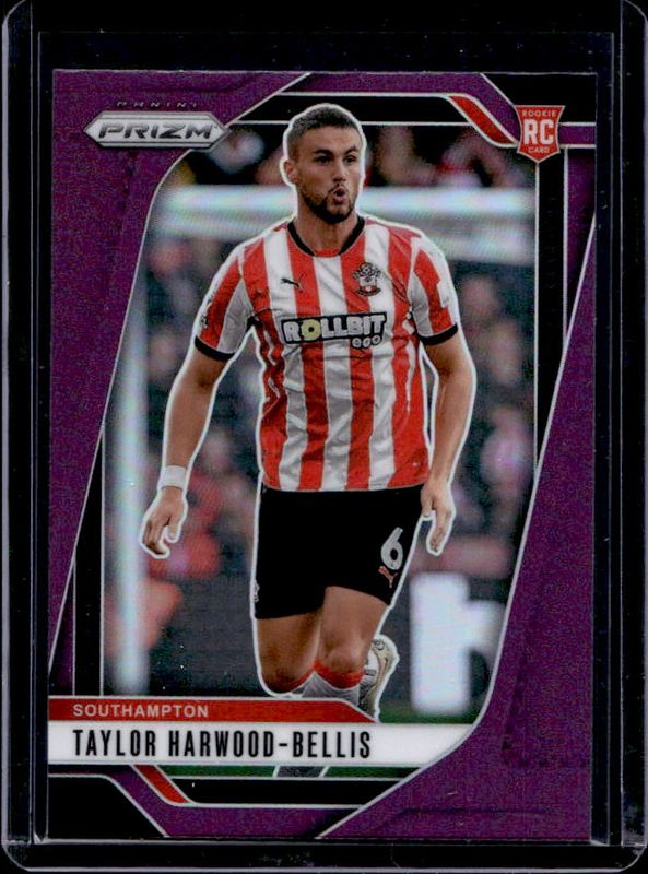 Taylor Harwood-Bellis 2024 Prizm Premier League #293 Purple RAW