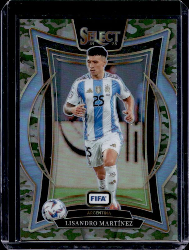 Lisandro Martinez 2024 Select FIFA #57 Terrace Camo /135 RAW