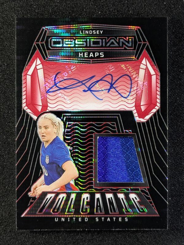 2024 Obsidian #VS-LH Volcanic Material Signatures - Electric Etch Red Pulsar /18