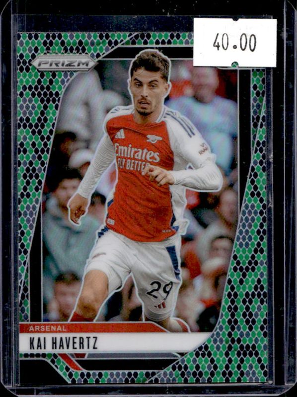 Kai Havertz 2024 Prizm Premier League #24 Snakeskin RAW