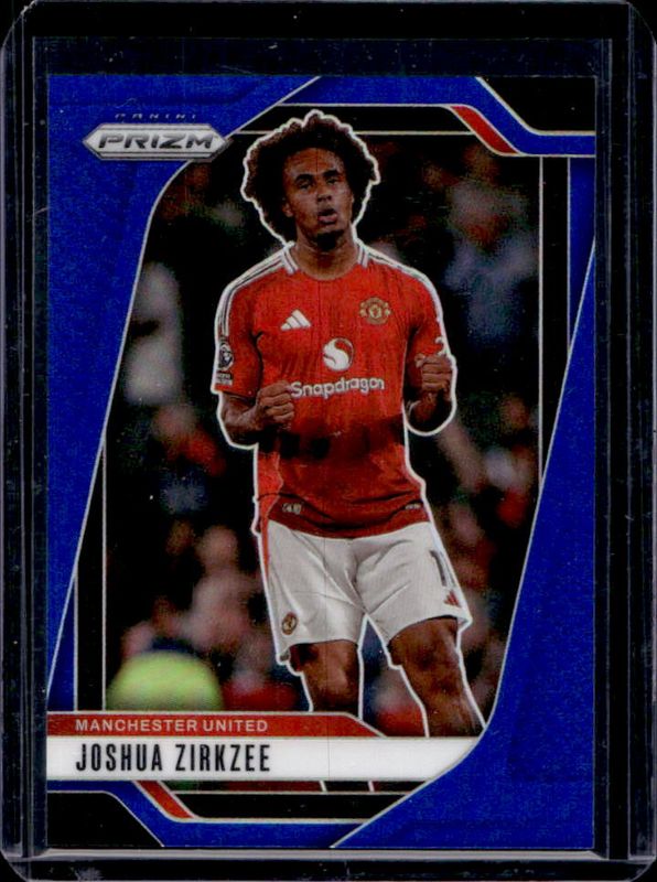 Joshua Zirkzee 2024 Prizm Premier League #128 Blue /299 RAW