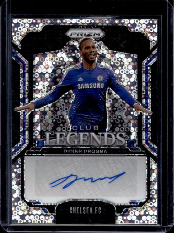 Didier Drogba 2024 Prizm Premier League #CL-DD Club Legends Signatures - Breakaway RAW