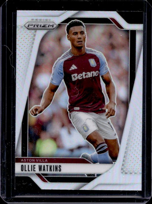 Ollie Watkins 2024 Prizm Premier League #64 Silver RAW