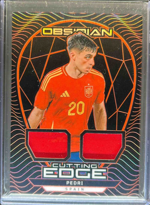 Pedri 2024 Obsidian #CE-P Cutting Edge - Electric Etch Orange /99 RAW