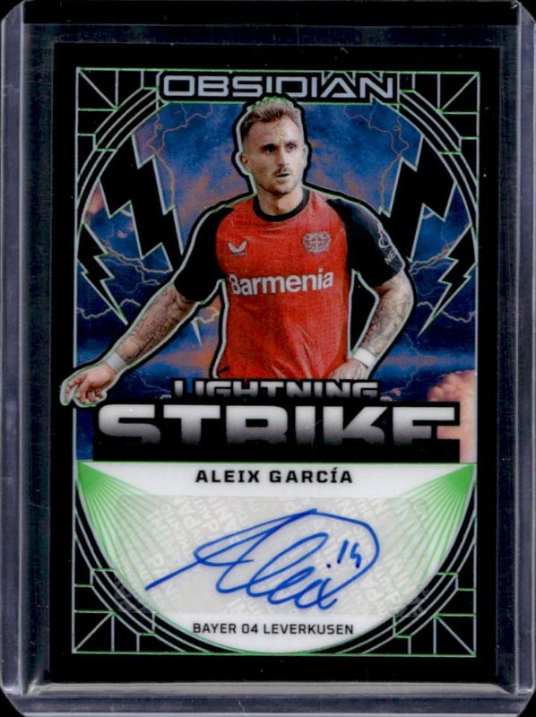 2024 Obsidian #8 Lightning Strike - Electric Etch Green /2