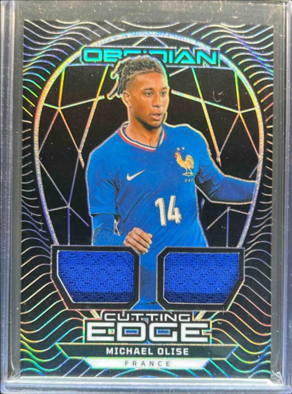 Michael Olise 2024 Obsidian #CE-MO Cutting Edge /199 RAW