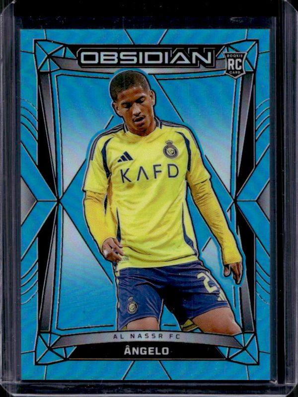2024 Obsidian #76 Electric Etch Neon Blue Flood /15