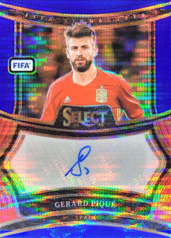 2024 Select FIFA #S-GP Signatures Blue Pulsar