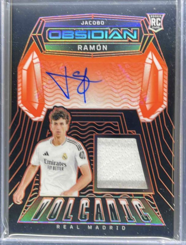 2024 Obsidian #VS-JRN Volcanic Material Signatures - Electric Etch Orange /50