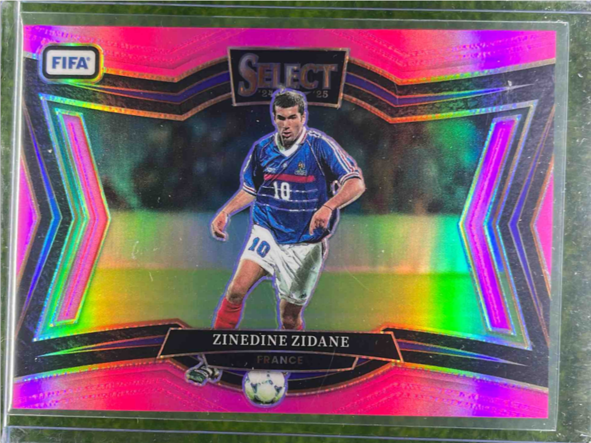 Carte Zinedine Zidane Rookie 1994 - France Vs Rép. Tchèque - Onze Mondial Rare