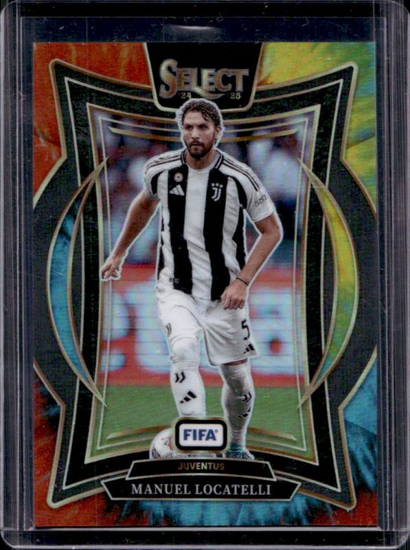 Manuel Locatelli 2024 Select FIFA #40 Terrace Tie-Dye /25 RAW