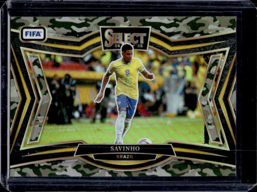 Savinho 2024 Select FIFA #229 Field Level Camo /135 RAW