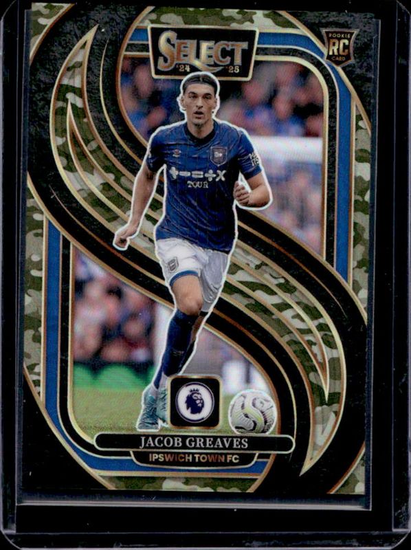 Jacob Greaves 2024 Select Premier League #119 Mezzanine Camo /150 RAW