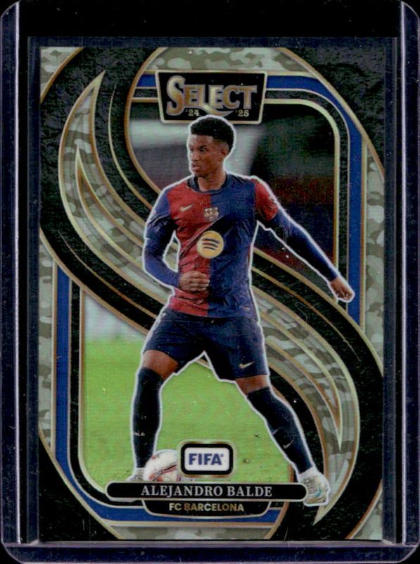 Alejandro Balde 2024 Select FIFA #106 Mezzanine Camo /135 RAW