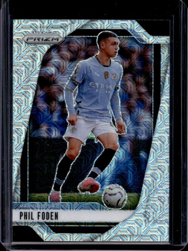 Phil Foden 2024 Prizm Premier League #1 Mojo RAW