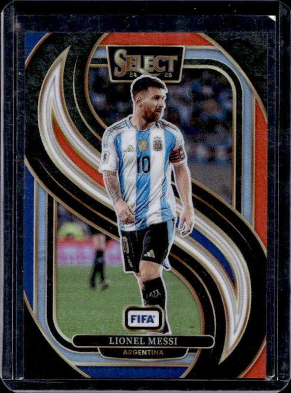 Lionel Messi 2024 Select FIFA #158 Mezzanine Multi-Color RAW
