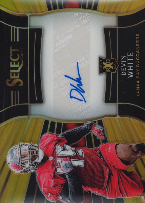 2018 Select #324 XRC Prizm Autographs - Gold /10