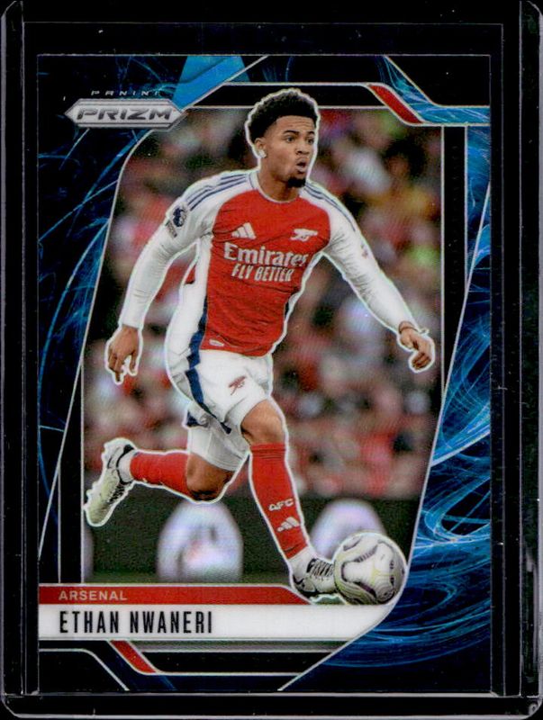 Ethan Nwaneri 2024 Prizm Premier League #31 Genesis Rookie RAW