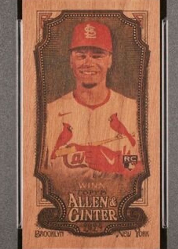 Masyn Winn 2024 Topps Allen & Ginter #24 Wood Mini Rookie RAW
