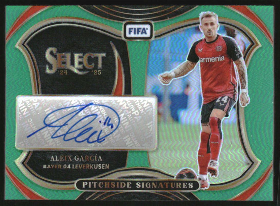 2024 Select FIFA #PS-AG Pitchside Signatures Green /5