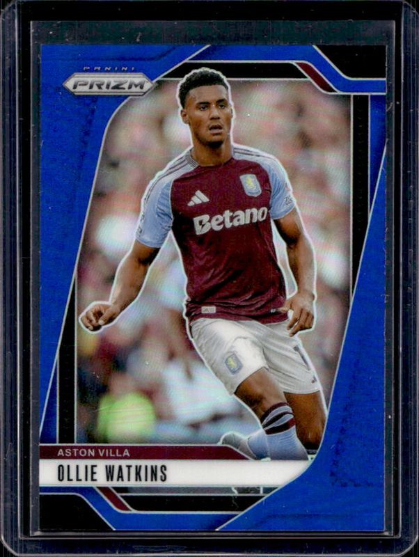Ollie Watkins 2024 Prizm Premier League #64 Blue /299 RAW