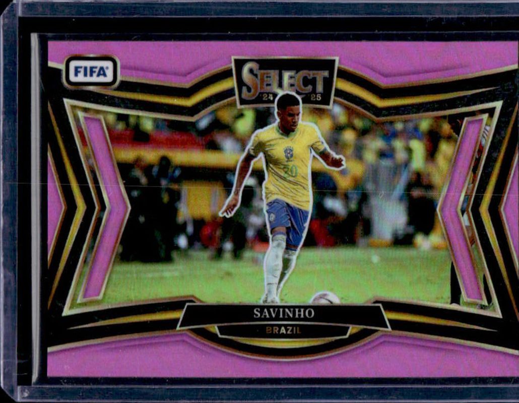 Savinho 2024 Select FIFA #229 Field Level Pink /59 RAW