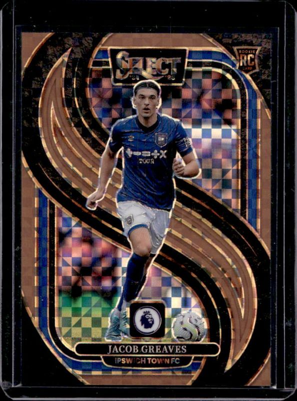 Jacob Greaves 2024 Select Premier League #119 Mezzanine Bronze Checker /125 RAW