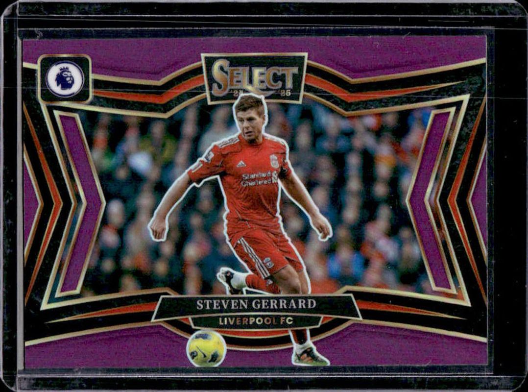 Steven Gerrard 2024 Select Premier League #247 Field Level Purple