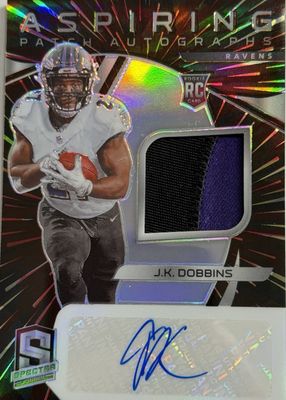 2020 Spectra #6 Aspiring Patch Autographs - Hyper (/60)