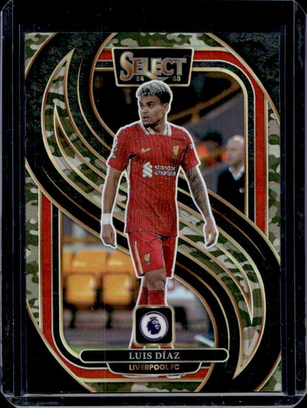 Luis Diaz 2024 Select Premier League #144 Mezzanine Camo /150 RAW