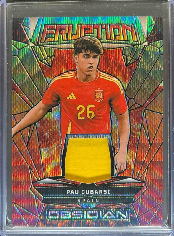 Pau Cubarsi 2024 Obsidian #ER-PC Eruption - Electric Etch Taiga /25 RAW