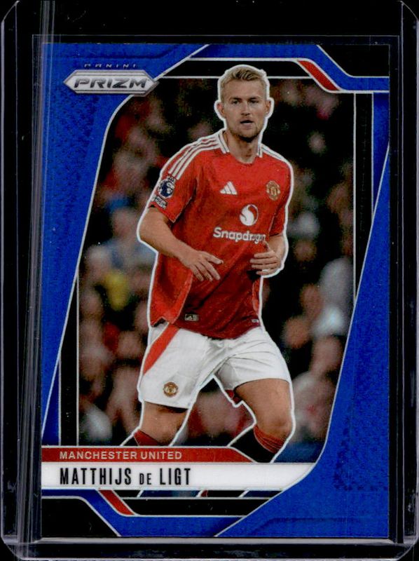 Matthijs de Ligt 2024 Prizm Premier League #125 Blue /299 RAW