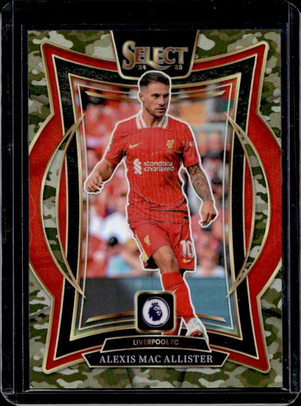 Alexis Mac Allister 2024 Select Premier League #45 Terrace Camo /150 RAW