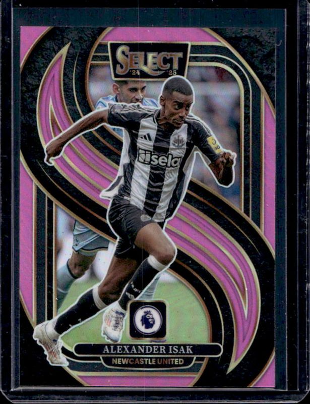 Alexander Isak 2024 Select Premier League #186 Mezzanine Pink /99 RAW