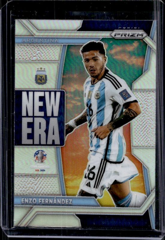 Enzo Fernandez 2024 Prizm Copa America #1 New Era - Silver RAW