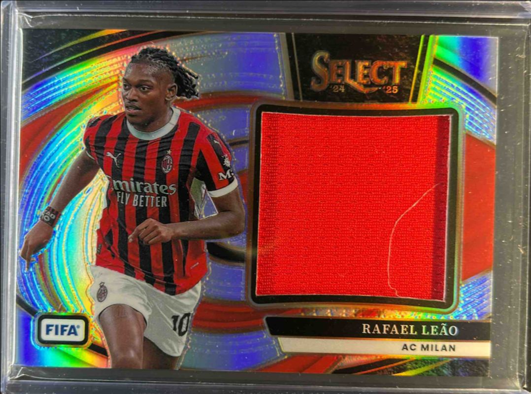 Rafael Leao 2024 Select FIFA #JS-RL Jumbo Swatches RAW
