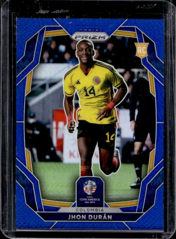 Jhon Duran 2024 Prizm Copa America #53 Blue /110 RAW