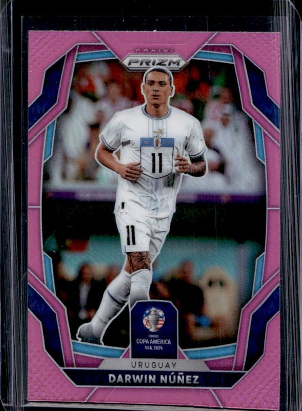 Darwin Nunez 2024 Prizm Copa America #107 Pink RAW