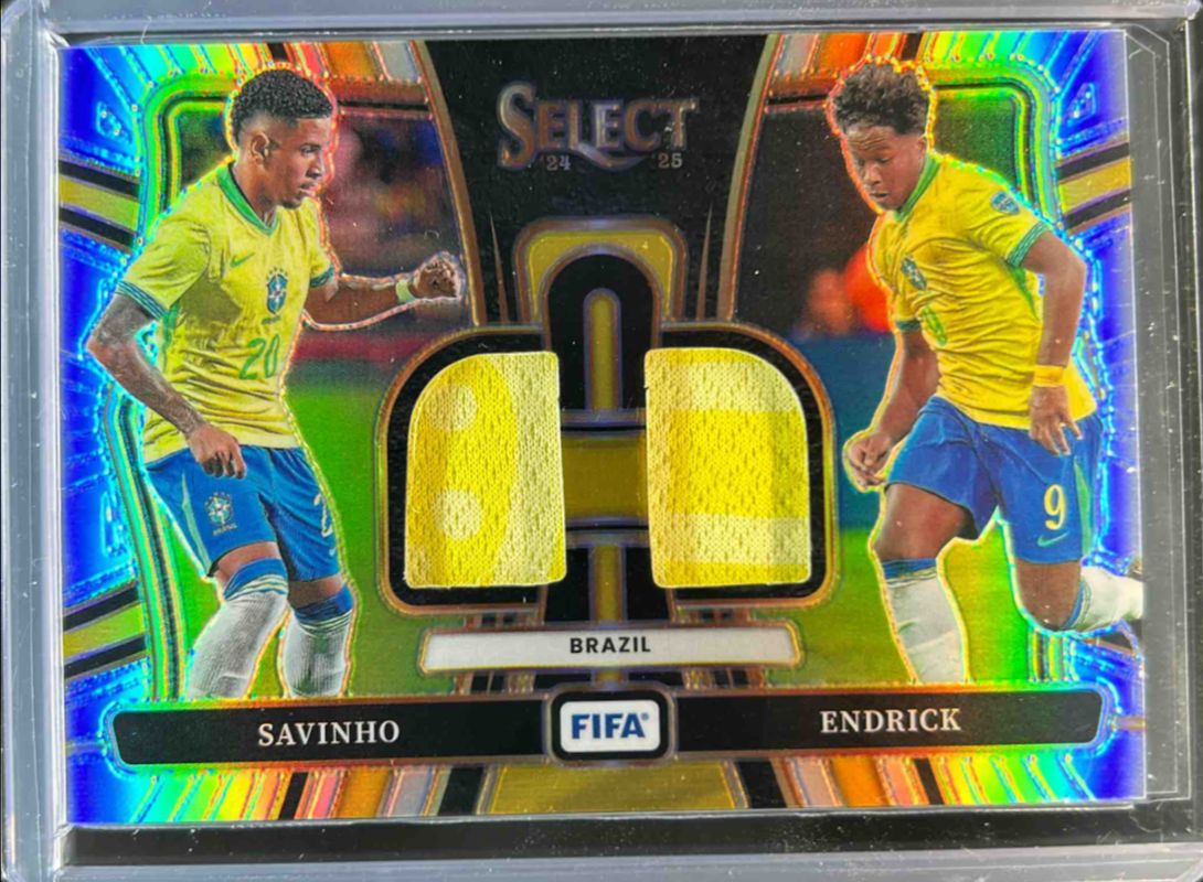 Savinho 2024 Select FIFA #DS-BRA Dual Swatches RAW