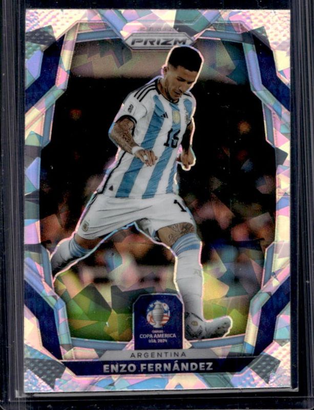 Enzo Fernandez 2024 Prizm Copa America #3 Ice RAW