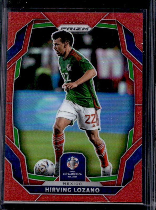 Hirving Lozano 2024 Prizm Copa America #131 Red /199 RAW