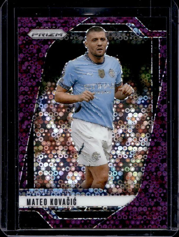 Mateo Kovacic 2024 Prizm Premier League #13 Purple Breakaway /25 RAW