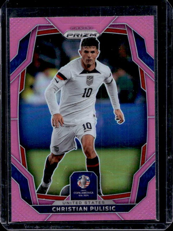 Christian Pulisic 2024 Prizm Copa America #150 Pink RAW