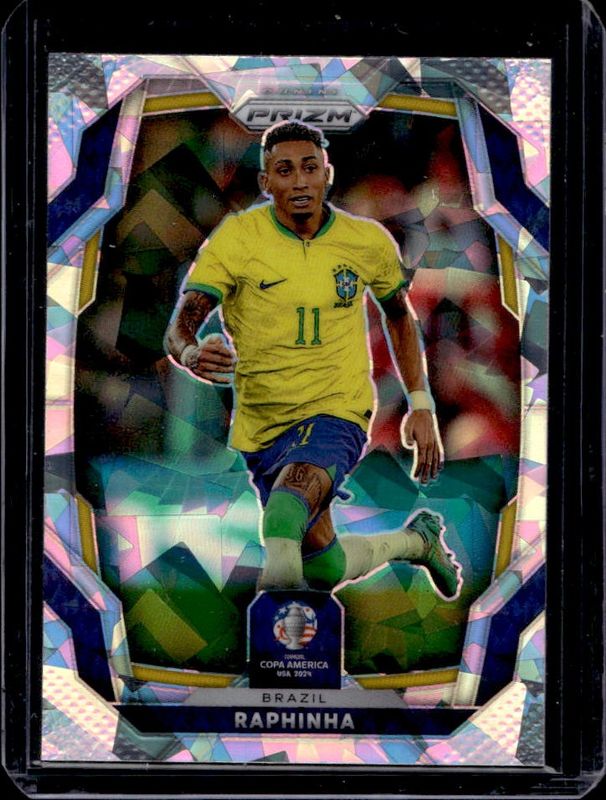 Raphinha 2024 Prizm Copa America #26 Ice RAW