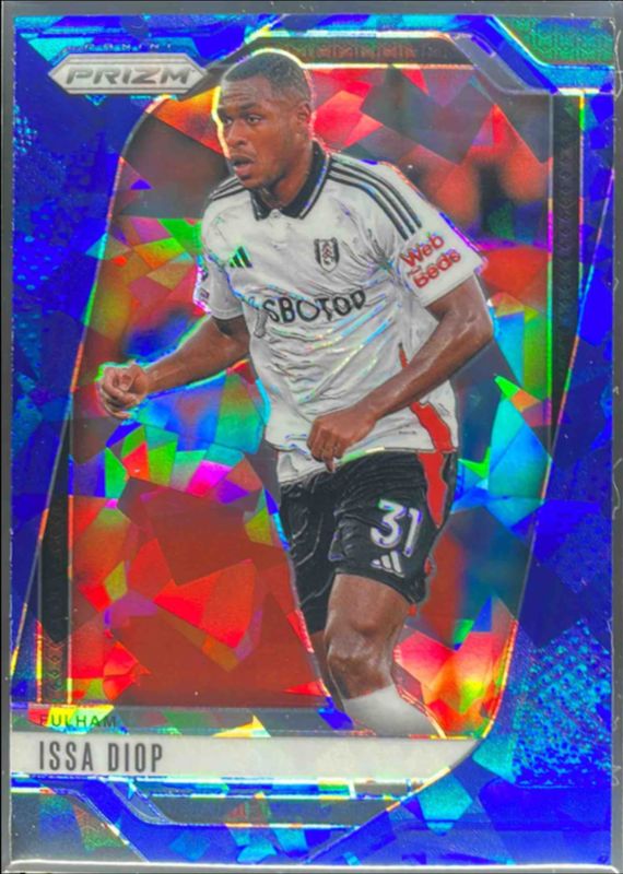 Issa Diop 2024 Prizm Premier League #210 Blue Ice /75 RAW