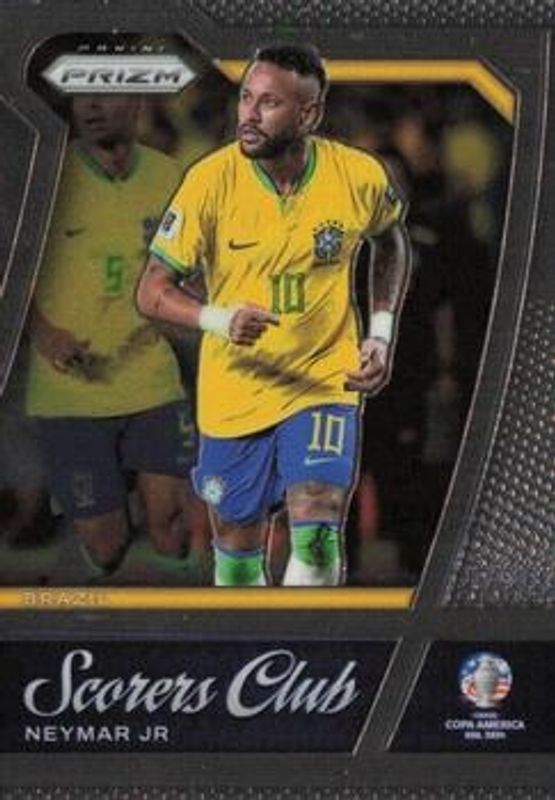 Neymar Jr. 2024 Prizm Copa America #22 Scorers Club RAW