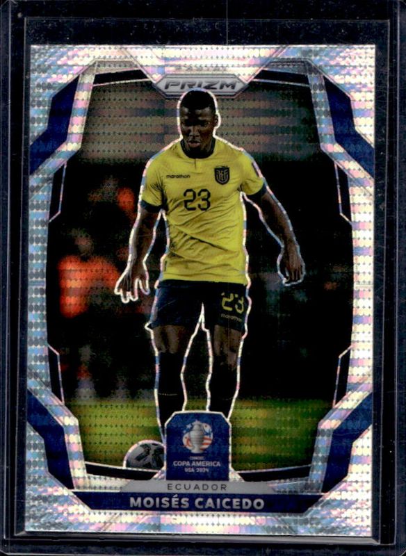 Moises Caicedo 2024 Prizm Copa America #65 Pulsar RAW
